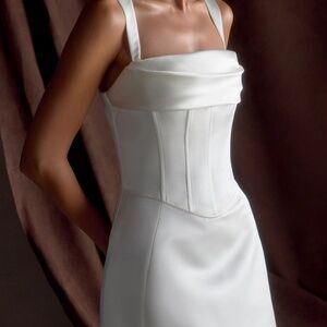 Meshki Isabel Satin Corset Dress